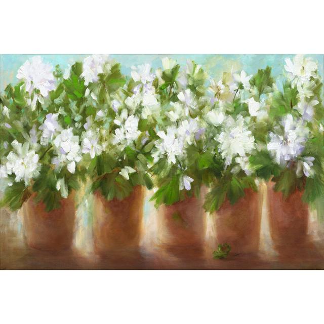 In Full Bloom by Sheila Finch - Wrapped Canvas Art Prints August Grove Size: 61cm H x 91cm W x 3.8cm D on Productcaster.