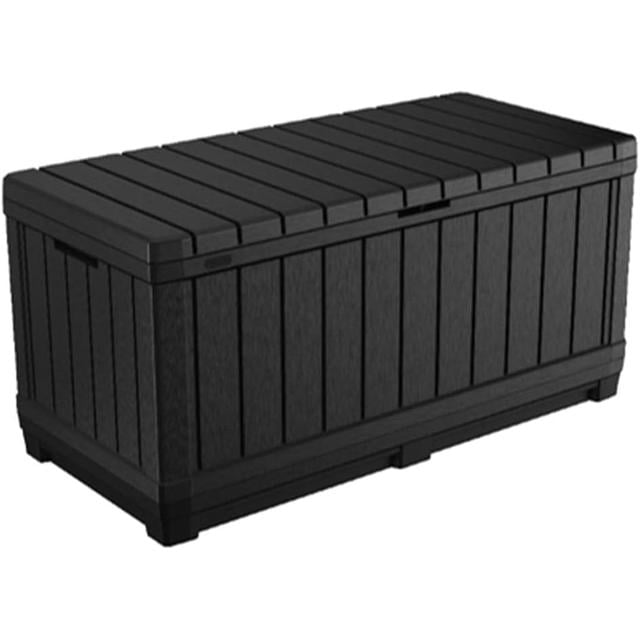 Keter Kentwood Outdoor Storage Box 350l - Graphite Keter on Productcaster.