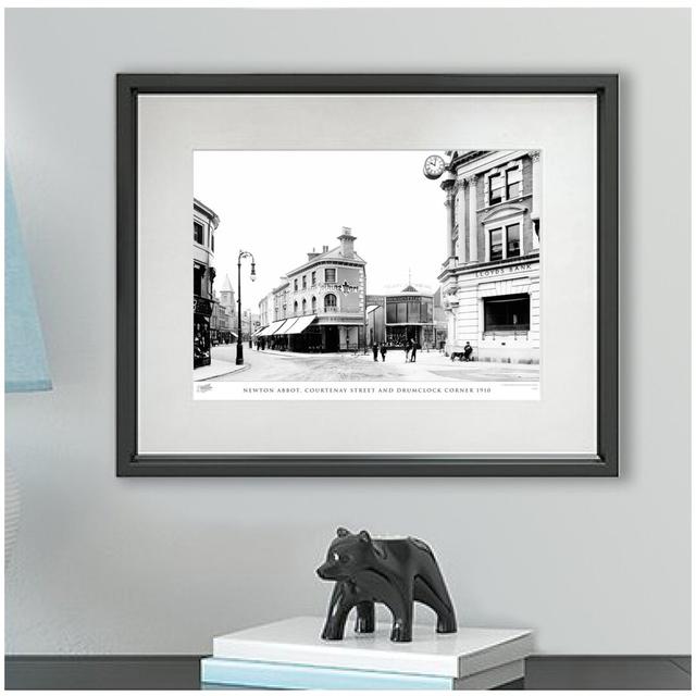 'Newton Abbot, Courtenay Street and Drumclock Corner 1910' by Francis Frith - Picture Frame Photograph Print on Paper The Francis Frith Collection Siz on Productcaster.