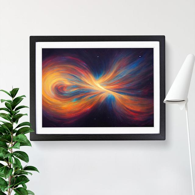 Colourful Cosmos Vol.3 - Single Picture Frame Print Metro Lane Frame Colour: Black, Size: 46cm H x 64cm W x 2cm D on Productcaster.