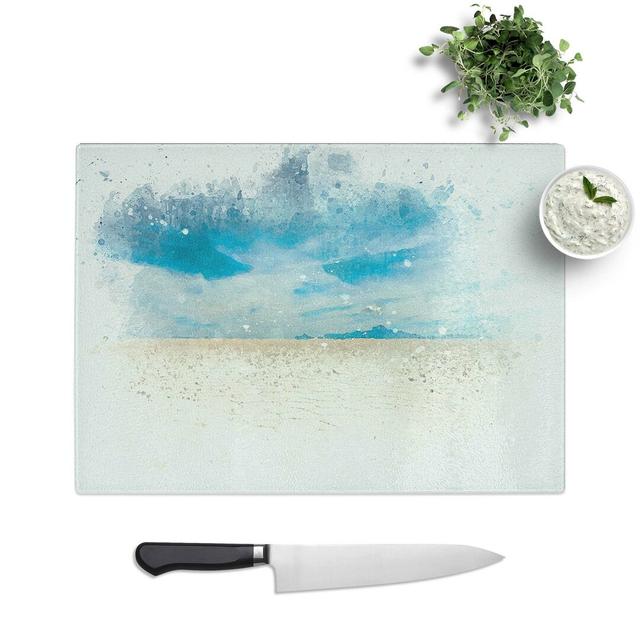 Tempered Glass Salar De Uyuni Salt Flat in Bolivia Chopping Board East Urban Home Size: 39 cm W x 28.5 cm L on Productcaster.