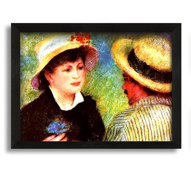 Renoir Les Canotiers - Picture Frame Graphic Art on Canvas ClassicLiving Size: 21cm H x 30cm W x 10cm D on Productcaster.