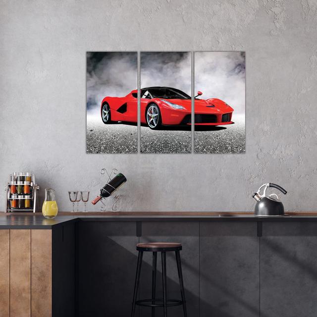 LaFerrari von Mark Rogan - Giclée auf Leinwand ohne Rahmen Ebern Designs Größe: 101,6 cm H x 152,4 cm B x 1,91 cm T on Productcaster.