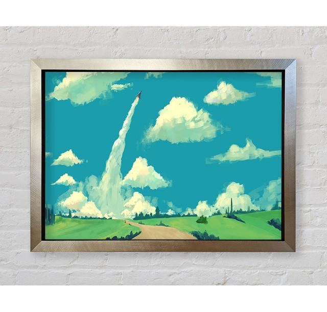 Jetting Off In The Sky - Print Bright Star Size: 59.7cm H x 84.1cm W x 3.4cm D on Productcaster.