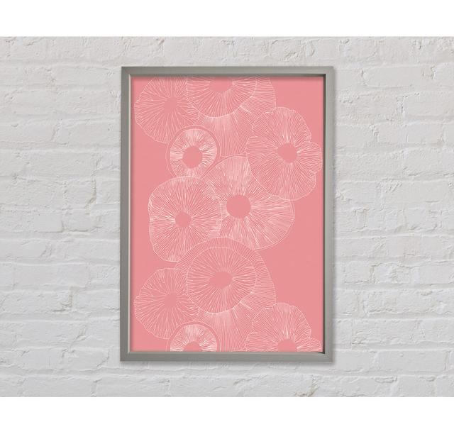 Intertwine Framed Print Rosalind Wheeler Size: 84.1cm H x 118.9cm W, Colour: Pink on Productcaster.