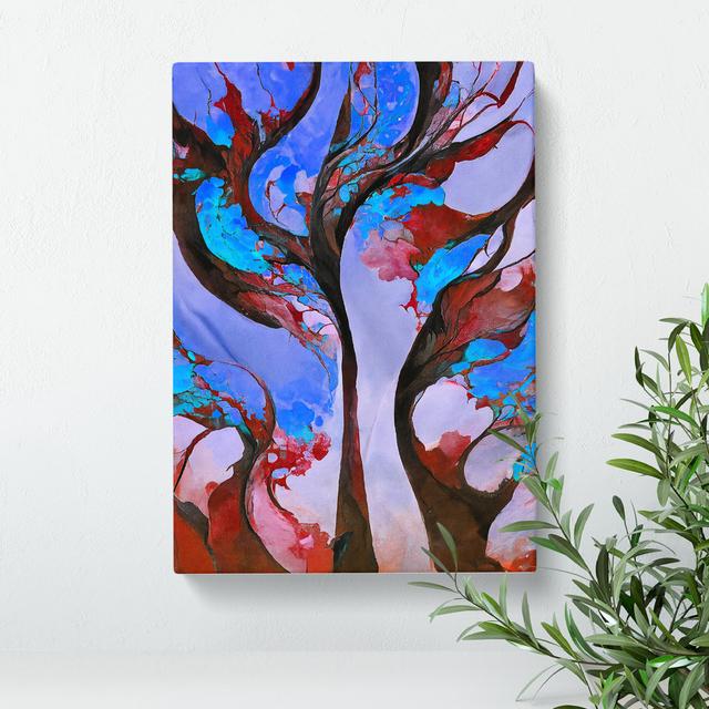 XC1022-4749X Tree In Abstract No.5 - Wrapped Canvas Graphic Art Metro Lane Size: 50cm H x 35cm W x 3cm D on Productcaster.