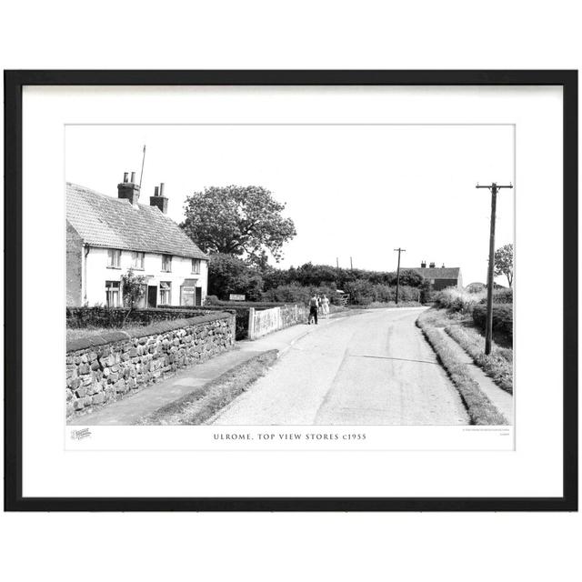 'Ulrome, Top View Stores C1955' by Francis Frith - Picture Frame Photograph Print on Paper The Francis Frith Collection Size: 40cm H x 50cm W x 2.3cm on Productcaster.