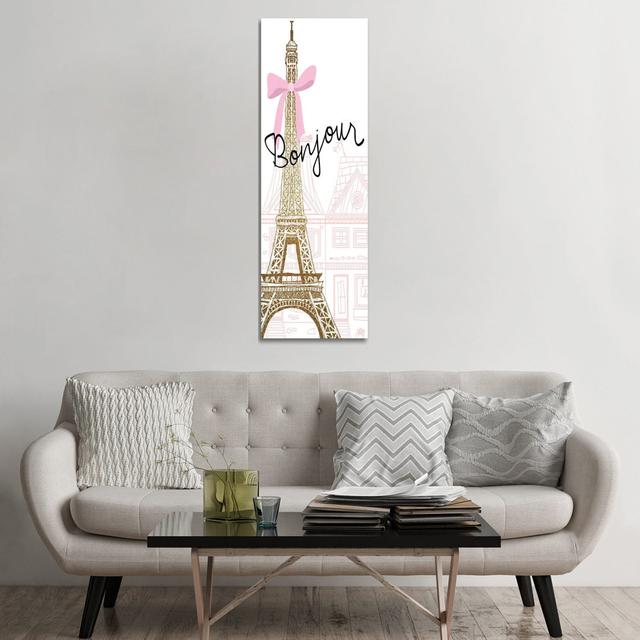 Paris Streets I Fleur De Lis Living Size: 152.4cm H x 50.8cm W x 1.91cm D on Productcaster.