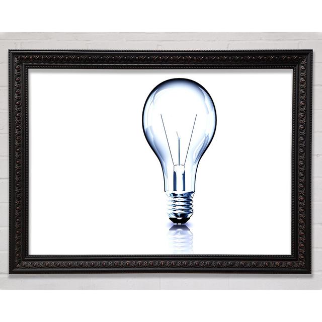 Light Bulb - Single Picture Frame Art Prints Brayden Studio Size: 21cm H x 29.7cm W on Productcaster.