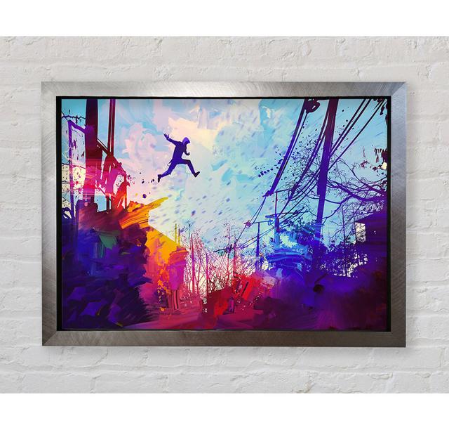 Base Jumper - Single Picture Frame Art Prints Bright Star Size: 100cm H x 141.4cm W x 3.4cm D on Productcaster.