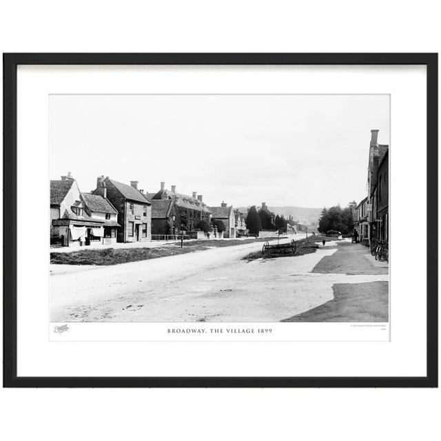 'Broadway, the Village 1899' by Francis Frith - Picture Frame Photograph Print on Paper The Francis Frith Collection Size: 28cm H x 36cm W x 2.3cm D on Productcaster.