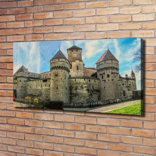 Castle in Switzerland - Wrapped Canvas Art Prints Ophelia & Co. on Productcaster.