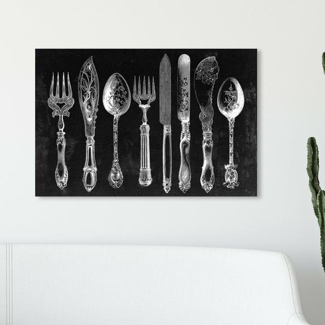 'Royal Cutlery' Graphic Art on Wrapped Canvas East Urban Home Size: 50.8 cm H x 76.2 cm W on Productcaster.