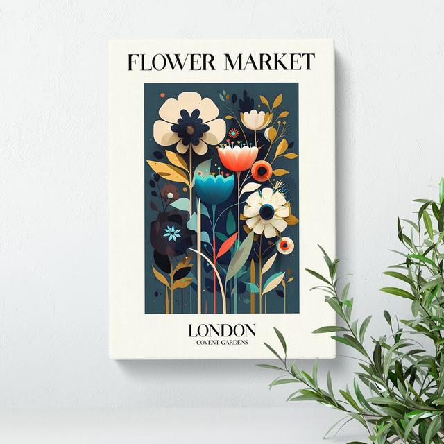 London Flower Market Exhibition 11 George Oliver Size: 76cm H x 50cm W x 3cm D on Productcaster.