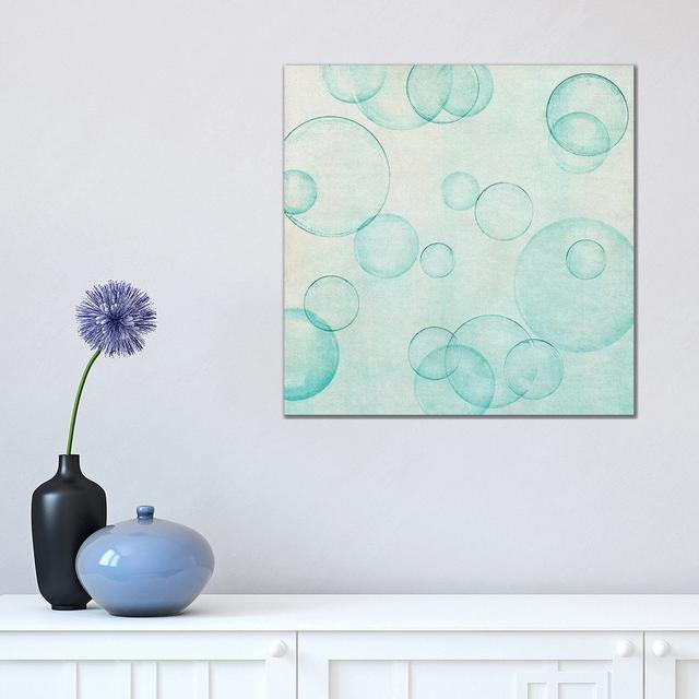 Happy Bubble by Claudia Drossert - Wrapped Canvas Painting Metro Lane Size: 45.72cm H x 45.72cm W x 1.91cm D on Productcaster.