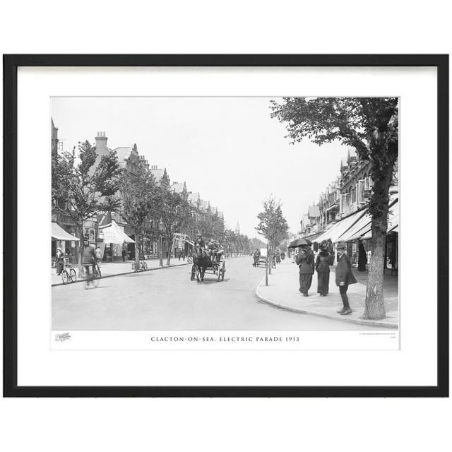 Clacton On Sea, Electric Parade 1913 by Francis Frith - Single Picture Frame Print The Francis Frith Collection Size: 28cm H x 36cm W x 2.3cm D on Productcaster.