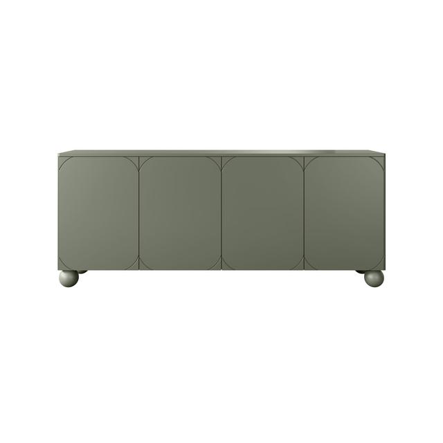 Sideboard Falconer 200 cm Ophelia & Co. Farbe: Olivgrün on Productcaster.