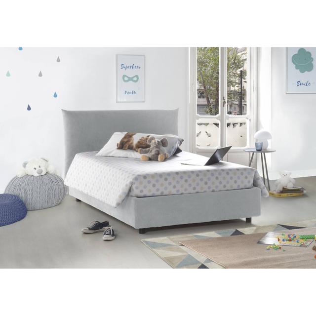 Bett Milah, 120 x 190 cm Ebern Designs Farbe: Weiß on Productcaster.