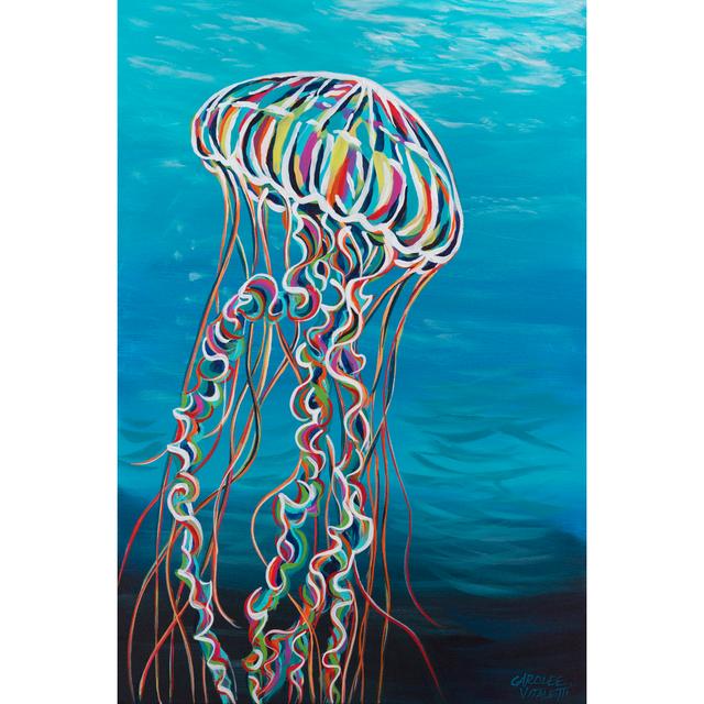 Colorful Jellyfish I Highland Dunes Size: 76cm H x 51cm W x 3.8cm D on Productcaster.