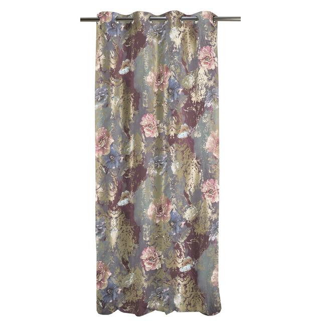 Noemi Eyelet Blackout Single Curtain Apelt Colour: Mauve on Productcaster.