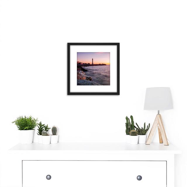 Lighthouse Sunset Photo by Abrosimov Osmussaar - Single Picture Frame Print Breakwater Bay on Productcaster.