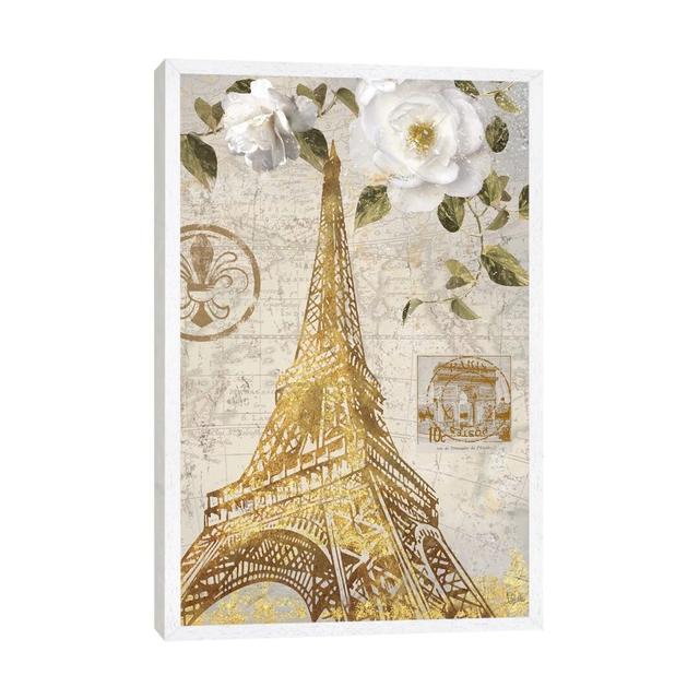 Le Jardin Eiffel by Nan - Print on Canvas Lily Manor Size: 101.6cm H x 66.04cm W x 3.81cm D, Format: White Framed Canvas on Productcaster.