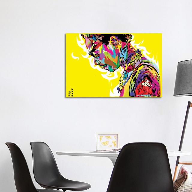 Wiz by Technodrome1 - Print on Canvas 17 Stories Format: Wrapped Canvas, Size: 66.04cm H x 101.6cm W x 1.91cm D on Productcaster.