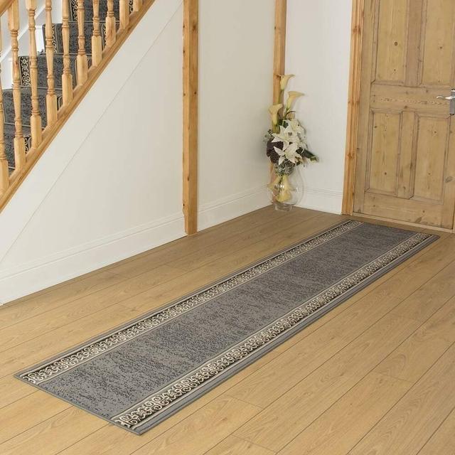 Bankhead Tufted Grey Hallway Runner Rug ClassicLiving Rug Size: Runner 360cm x 70cm on Productcaster.