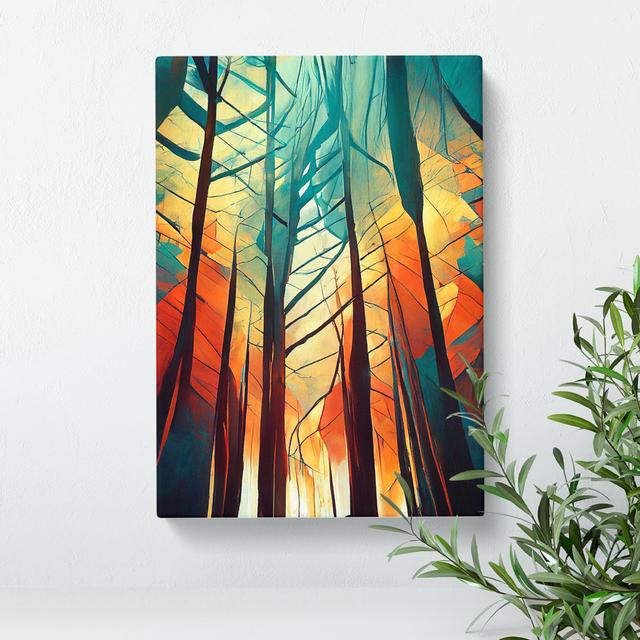 An Artistic Forest No.6 - Wrapped Canvas Painting Alpen Home Size: 50cm H x 35cm W x 3cm D on Productcaster.