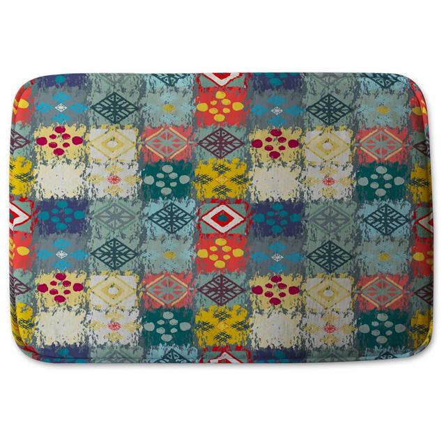 Aliza Rectangle Bath Mat Latitude Vive on Productcaster.