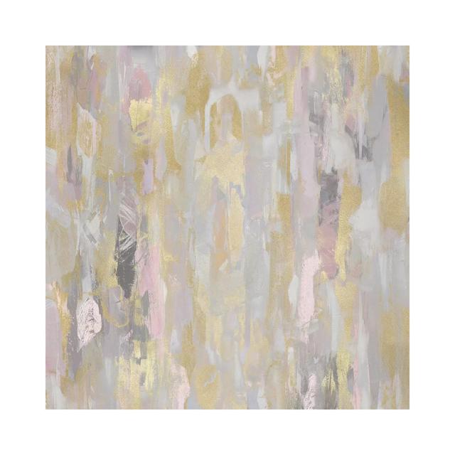 Reveal Pink Blush I by Jennifer Martin - Wrapped Canvas Painting Metro Lane Size: 45.72cm H x 45.72cm W x 3.81cm D on Productcaster.