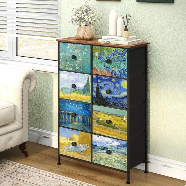 Benno 8 - Drawer Chest of Drawers Lark Manor on Productcaster.