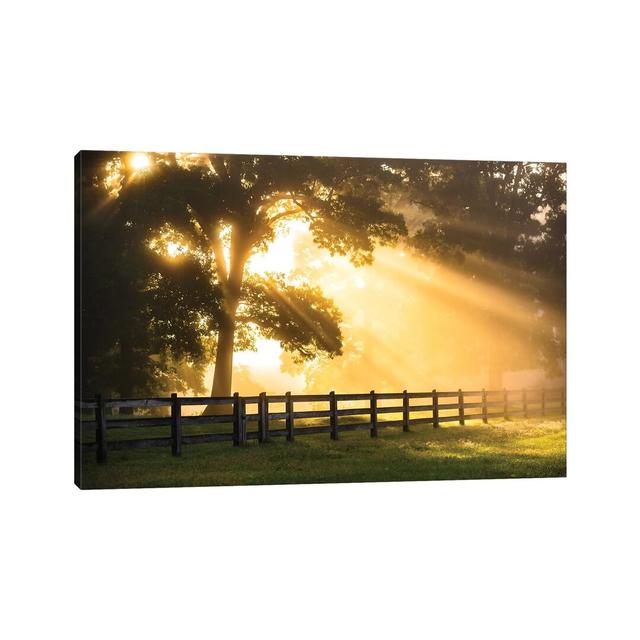 Break Of Dawn - Print on Canvas Ebern Designs Format: Wrapped Canvas, Size: 66.04cm H x 101.6cm W x 3.81cm D on Productcaster.