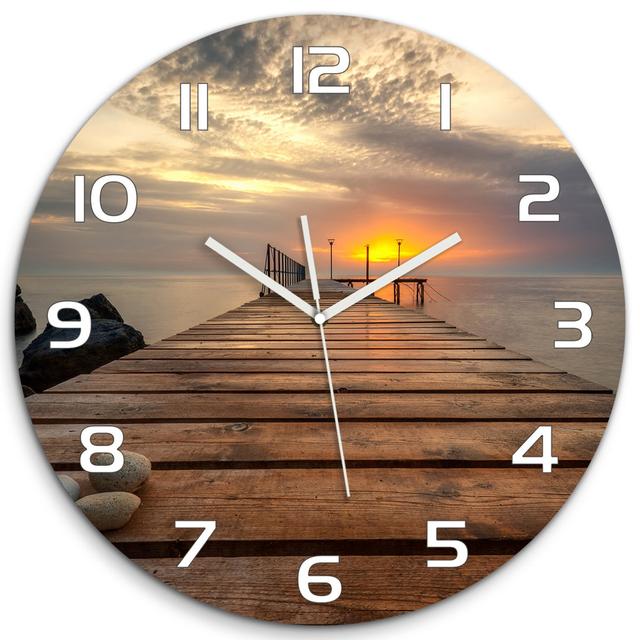 Jevion 60cm Silent Wall Clock East Urban Home on Productcaster.