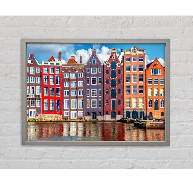 Tightly Packed Houses Framed Print Bright Star Size: 59.1cm H x 84.1cm W on Productcaster.