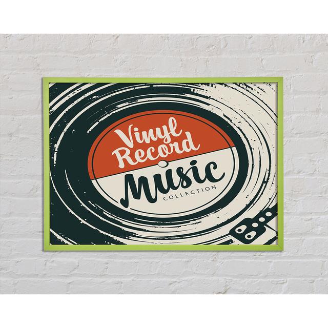 Ashrita Vinyl Record Music - Single Picture Frame Art Prints Happy Larry Size: 29.7cm H x 42cm W x 2cm D on Productcaster.