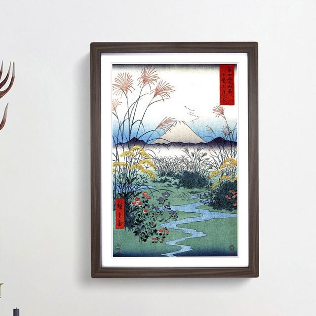 Otsuki No Hara by Utagawa Hiroshige - Picture Frame Painting Print East Urban Home Frame Option: Walnut Framed, Size: 36cm H x 27cm W x 2cm D on Productcaster.