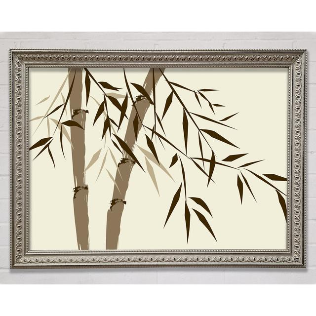 Chinese Bamboo Painting - Single Picture Frame Art Prints Bright Star Size: 29.7cm H x 42cm W on Productcaster.