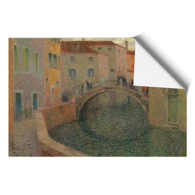 Small Canal in Venice by Henri Le Sidaner - Unframed Painting East Urban Home Size: 30cm H x 42cm W x 0.1cm D on Productcaster.