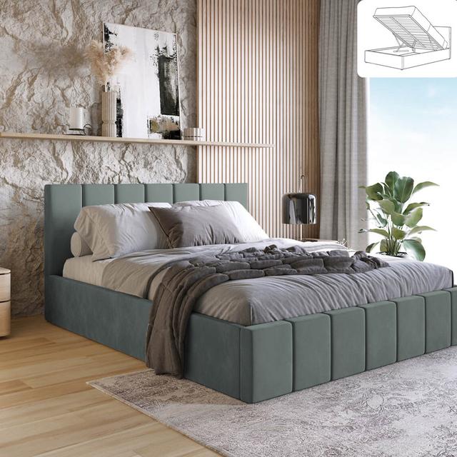 Gebo Bed Brayden Studio Colour: Chrome, Size: Single (3') on Productcaster.