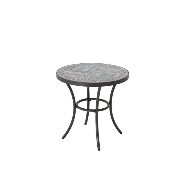 Mccullar Steel Bistro Table Marlow Home Co. on Productcaster.