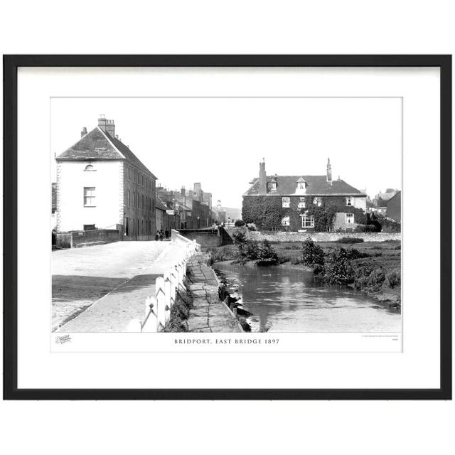 Bridport, East Bridge 1897 by Francis Frith - Single Picture Frame Print The Francis Frith Collection Size: 40cm H x 50cm W x 2.3cm D on Productcaster.