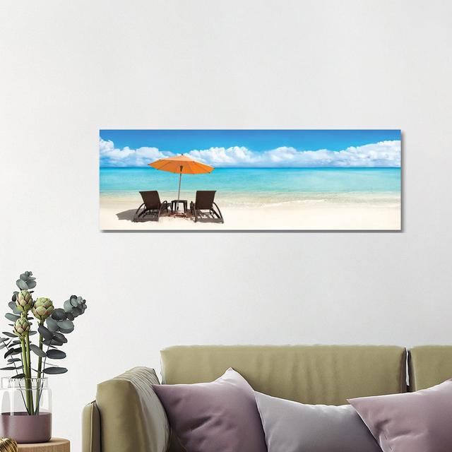 Summer Vacation At The Beach Highland Dunes Size: 40.64cm H x 121.92cm W on Productcaster.