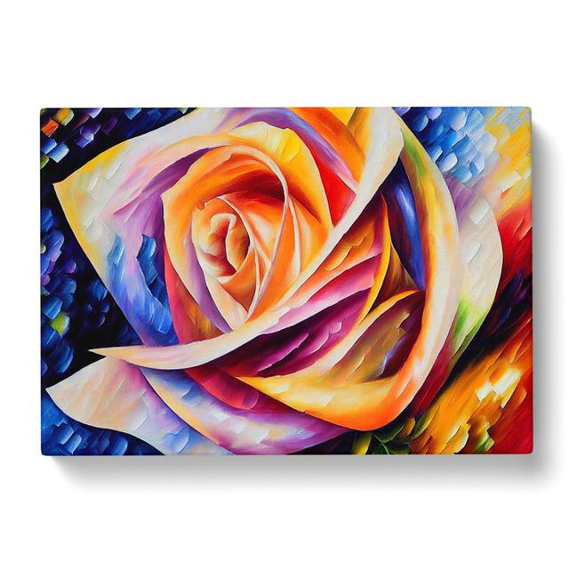 Rose Painting Vol.4 - Wrapped Canvas Graphic Art Rosdorf Park Size: 40cm H x 60cm W x 3cm D on Productcaster.