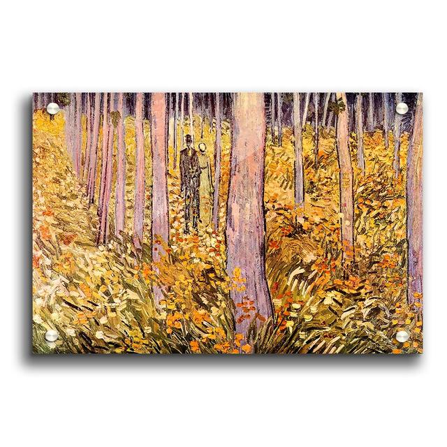 Couple Walk in the Woods by Vincent Van Gogh - Unframed Painting Print on Paper East Urban Home Size: 21cm H x 29.7cm W on Productcaster.