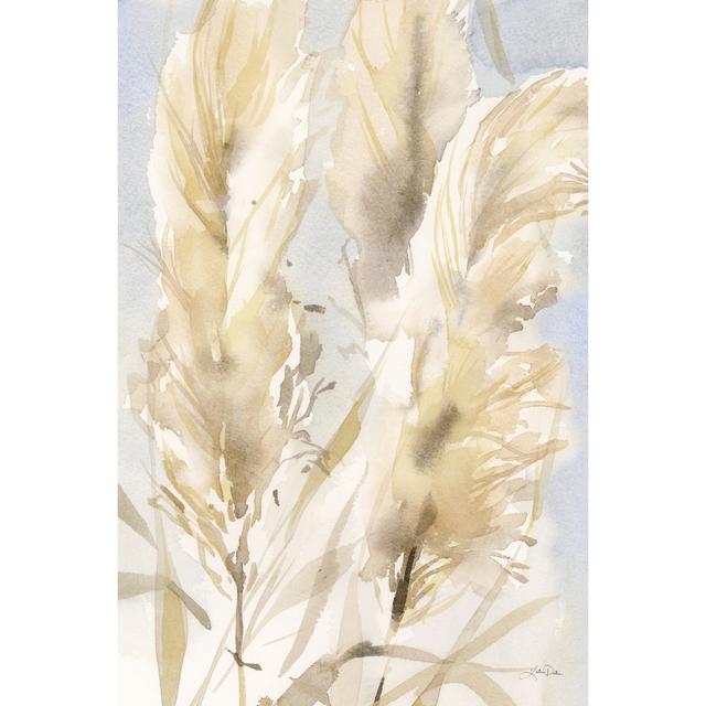 Pampas Grasses Ii - Wrapped Canvas Art Prints Brambly Cottage Size: 46cm H x 30cm W x 3.8cm D on Productcaster.