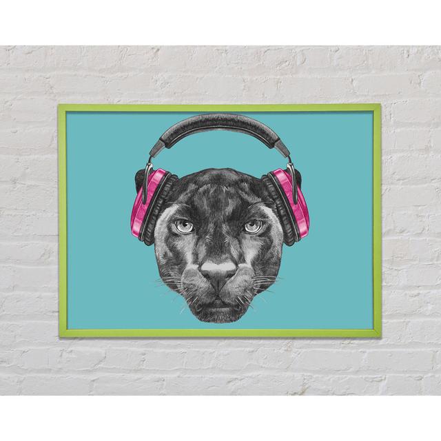 Aerilyn Headphone Jaguar Dj - Single Picture Frame Art Prints Happy Larry Size: 21cm H x 29.7cm W x 2cm D on Productcaster.