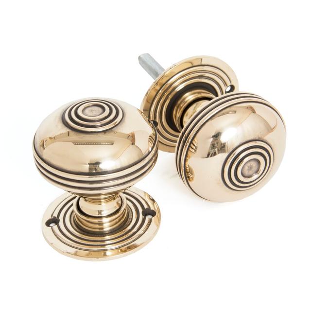 Prestbury Passage Door Knob (Set of 2) From The Anvil Finish: Aged Brass on Productcaster.