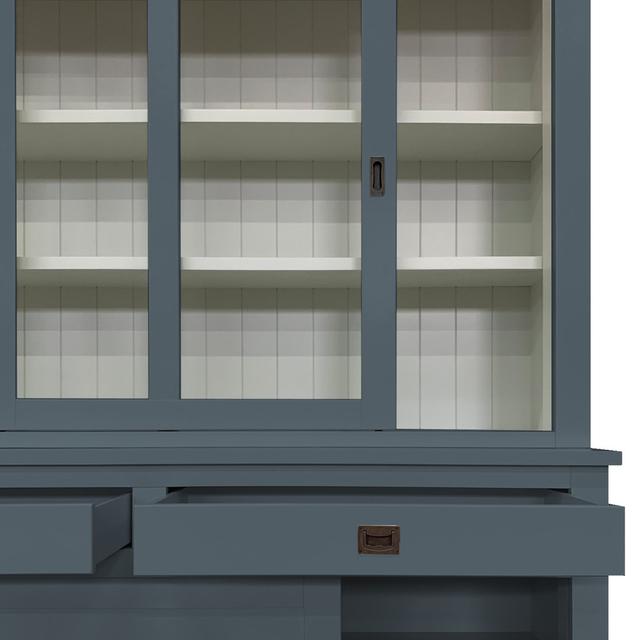 Antione Display Cabinet Rosalind Wheeler Colour: Blue/Grey on Productcaster.