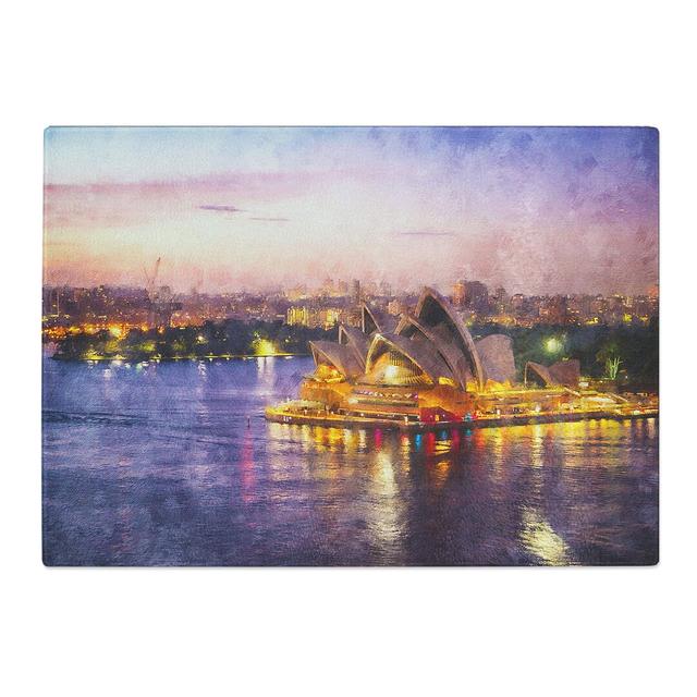 Sydney Opera House Vol.2 Chopping Board East Urban Home Size: 20cm W x 28.5cm L on Productcaster.